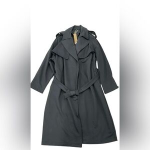 SKIMS Black Oversized Trench Coat